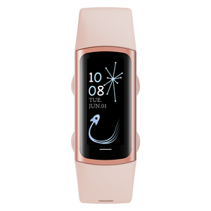 <span class=keywords><strong>Reloj</strong></span> Inteligente C68 Color Oro Champán para Mujer con Recordatorio <span class=keywords><strong>de</strong></span> Llamadas, Oxígeno en Sangre, Pantalla AMOLED, Cámara Dual, Resistente al Agua IP67, Alarma - Product Image 3