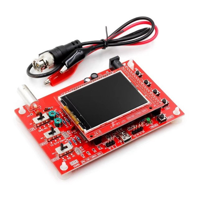 DSO138 Open Source 2.4" TFT 1Msps Digital Oscilloscope DIY Kit+ Probe Unsoldered Flux Workshop STM32 200Khz