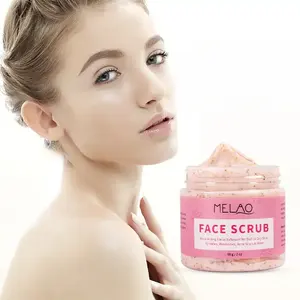 Benutzer definiertes Logo rosa Gesicht Körper peeling Fabrik Großhandel retionl Hautpflege Peeling Bio Shea butter White ning Gesicht Peeling