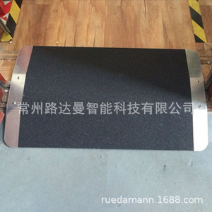 Ludaman <b>Portable</b> Aluminum Alloy Threshold Ramp 70cm Width Non-Slip Durable Mobile <b>Step</b> Ramp For Wheelchair Access - Product Image 4