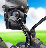 Support de téléphone portable en métal pour rétroviseur de moto, promotion usine à prix réduit
