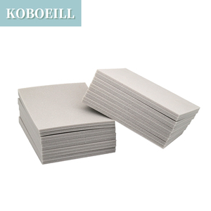 Spugna morbida grigia diretta in fabbrica 110*140*5mm <span class=keywords><strong>carta</strong></span> <span class=keywords><strong>vetrata</strong></span> in spugna abrasiva fine su un lato - Product Image 5