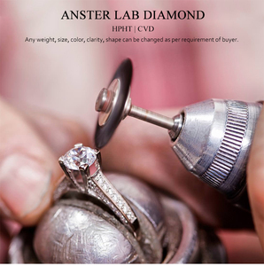 14K/18K Платиновое Белое золото 0.1CT 0.2CT изумрудная огранка DE VVS выращенное в лаборатории кольцо с бриллиантами кольцо вечности - Product Image 6