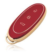 Étui de protection complet pour clé de voiture GZ DOMI, style luxueux, léger, brillant, en TPU transparent, avec boutons, pour Dongfeng Nammi Box, accessoire de voiture