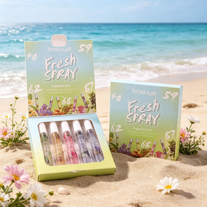 Lot de 5 brumes <span class=keywords><strong>parfum</strong></span>ées en gros, longue durée, senteur vanille pot-pourri, brume corporelle et capillaire, coffret cadeau portable, liquide - Product Image 6