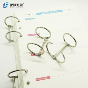 EWANG Wholesale 2 Hole Metal Looses Leaf Book Binder Ring Table Calendar Rings - Product Image 5