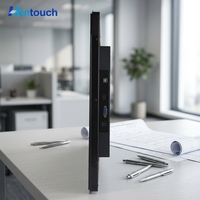 Nouvel écran tactile industriel USB à cadre ouvert VESA de 7 à 19 pouces, 1024x768, 4:3, écran LCD mural