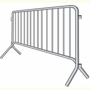 Tạm thời thép đám đông kiểm soát người đi bộ rào cản hàng rào cho sự kiện bên đường đông đúc kiểm soát hàng rào hàng rào - Product Image 3