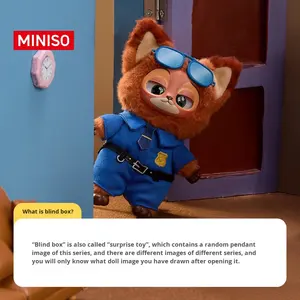 Periféricos Oficiales de Zootopia - Muñecos de <span class=keywords><strong>Judy</strong></span> <span class=keywords><strong>Hopps</strong></span>/Nick Wilde, Colgantes, Cajas Sorpresa de Peluche y Adornos, Lindos Coleccionables de Dibujos Animados - Product Image 4