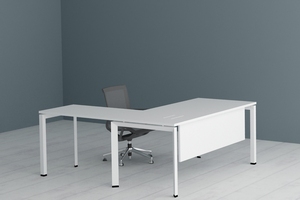 LCN çağdaş Modern ofis masası cabrio modüler & uzatılabilir ahşap tasarım yeni ev ofis kullanımı için ekonomik mobilya - Product Image 4