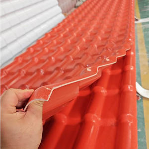 Teja Sintética Española <span class=keywords><strong>Trapezoidal</strong></span> Tradicional, Lámina <span class=keywords><strong>de</strong></span> Resina Sintética <span class=keywords><strong>de</strong></span> PVC ASA, Impermeable y Resistente al Fuego, para Uso en Hoteles y Parques - Product Image 3