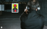 Objetivos de tiro personalizados con efecto de salpicadura, grado médico, para campos de tiro, entrenamiento con pistola, rifle, rifle de aire comprimido y pistola de bolas de aire.