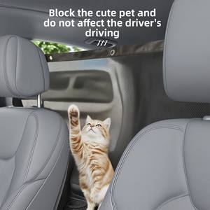 Barrière <span class=keywords><strong>de</strong></span> sécurité arrière pliable et épaisse anti-rayures <span class=keywords><strong>pour</strong></span> animaux <span class=keywords><strong>de</strong></span> compagnie, <span class=keywords><strong>filet</strong></span> d'isolation <span class=keywords><strong>pour</strong></span> chiens, empêche les déplacements et influence la conduite - Product Image 3