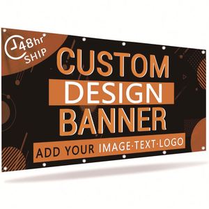 Drapeaux et bannières personnalisés en vinyle PVC haute résistance pour la publicité extérieure professionnelle - Product Image 3