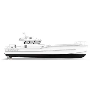 Catamarã/barco/navio/iate de liga de alumínio de luxo com alta velocidade, fabricado na China, acessível e confiável