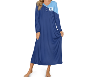 Women's Casual Home Wear Cotton Pajamas Set Winter Soft Smooth Elastic Waist V-NECK Long Sleeves Pockets Breathable Woven 6XL