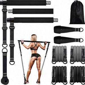 Barre de Pilates multifonctionnelle personnalisable en latex TPE avec bandes de résistance à haute élasticité pour exercices de fitness - Product Image 3