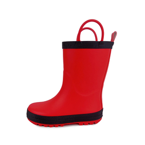 Bottes de <span class=keywords><strong>pluie</strong></span> en caoutchouc naturel de qualité supérieure pour les tout-petits et les enfants avec un design solide - Product Image 3