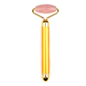 Réduire les ridules rose quartz visage massage 2 en 1 électrique vibrant barre <span class=keywords><strong>de</strong></span> beauté <span class=keywords><strong>rouleau</strong></span> <span class=keywords><strong>de</strong></span> <span class=keywords><strong>jade</strong></span> - Product Image 6