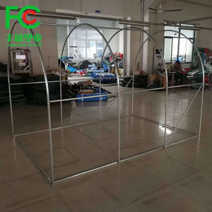 छोटे ग्रीनहाउस संयंत्र कवर स्टील फ्रेम के साथ बगीचे में ग्रीन हाउस चलना पीई को शामिल किया गया - Product Image 5