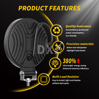 Phare LED DXZ haute puissance 4 pouces 33W à faisceau spot pour véhicules automobiles/tout-terrain, bateaux et camions - 12V-24V, ajustement universel