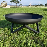 Brasero moderne en acier au carbone, éco-responsable, à faible émission de fumée, robuste, pour terrasse et jardin, personnalisable (ODM)