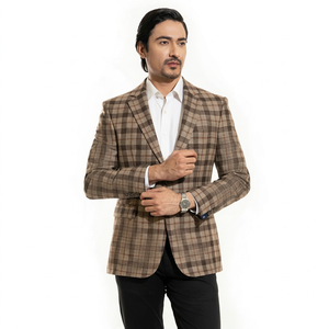 <b>Men</b> Wool <b>Coat</b> Classic Winter Overcoat Elegant Tailored Fit Warm Long Outerwear Custom Design OEM ODM Wholesale Manufacturer - Product Image 1