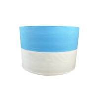 Tissu filtrant domestique 100 % polypropylène antibactérien avec motifs unis/croisés/à pois/à carreaux, non tissé, non tissé par jet de fibres, poids moyen