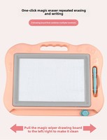 Tableau à dessin effaçable, bloc-notes coloré pour gribouiller, jouet d'écriture et de peinture de dessins animés pour l'éducation précoce des enfants