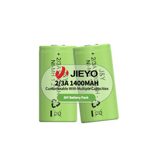Jieyo <span class=keywords><strong>NiMH</strong></span> 1.2V <span class=keywords><strong>2</strong></span>/<span class=keywords><strong>3A</strong></span> 1400mAh נטענת NI-MH תאי סוללה שטוח גלילי בשימוש באיירסופט - Product Image 3