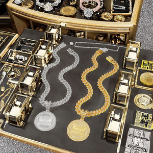 Collar con Colgante de los Yankees de Nueva York de la MLB, Cadena Cubana de Aleación Plateada de Alta Calidad, Unisex, Regalo - Product Image 3