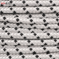 Corde antistatique en polyester ESD conducteur de 2mm 3mm 4mm 6mm pour machine d'impression de rideaux
