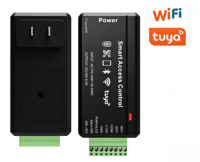 Alimentation mobile WiFi Tuya avec déverrouillage à distance via application intelligente, Wiegand26/34, DC12V 3.9A, délai de déverrouillage réglable pour système de contrôle d'accès