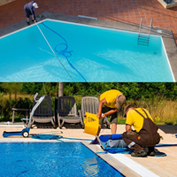 Tuyau de recirculation de piscine durable, tuyau de drainage plat en PVC robuste de 2 po x 150 pi pour eaux usées, tuyaux de pompe à eau pour piscine et pelouse