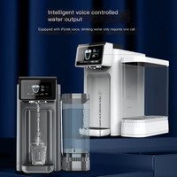 Interaction vocale de bureau à double source d'eau 2200W Distributeur d'eau à chauffage instantané pour usage domestique et commercial multi-scénarios
