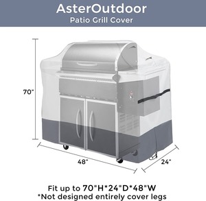 Couverture <span class=keywords><strong>de</strong></span> gril <span class=keywords><strong>de</strong></span> barbecue personnalisée haut <span class=keywords><strong>de</strong></span> gamme étanche à l'eau Fabrication en Chine Service <span class=keywords><strong>de</strong></span> conception <span class=keywords><strong>de</strong></span> couverture Oxford 600D par couverture <span class=keywords><strong>de</strong></span> gril gratuite - Product Image 2