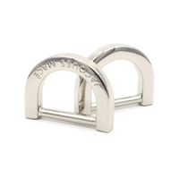 MOQ 100pcs Cincin D Logam Kustom - Cincin dan Gesper Logam Berkualitas dengan Nama Merek Tercetak