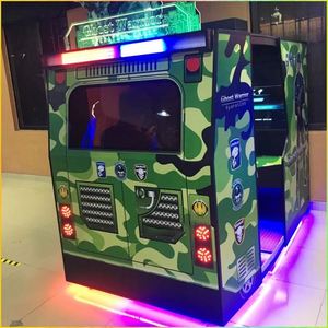 Simulateur de tir Ghost SWAT de deuxième génération, nouveau modèle pour adultes, machine de jeu d'arcade à monnayeur de grande taille, machine originale avec boîtier en bois - Product Image 5