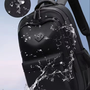 Customized Unisex Softback All-Style Waterproof Polyester <b>Laptop</b> School <b>Backpack</b> Physiological Curve Back Interior Zipper Pocket - Product Image 4