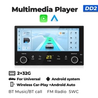 Lecteur multimédia à écran tactile Mekede DD2 MP5 android pour prise en charge de voiture universelle Kia Fiat Nissan image inversée SWC BT USB