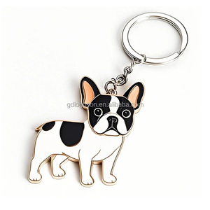 <span class=keywords><strong>2025</strong></span> Cá Nhân Phim Hoạt Hình Kim Loại Móc Khóa Thiết Lập Kẽm Hợp Kim Móc Khóa Với Pháp Bulldog Vàng Retriever Cho Những Người Yêu Chó - Product Image 4