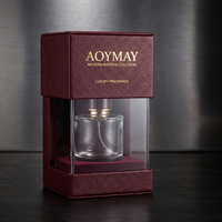 Boîte à parfum en cuir rigide de luxe, élégante, vintage, gaufrée, emballage personnalisé, boîte cadeau cosmétique multi-usages pour la vente en gros mondiale