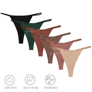 टी-बैक थिंग जी-स्ट्रिंग नरम लुभावनी सेक्सी अंडरपैंट के साथ टी-बैक थिंग महिलाओं - Product Image 6