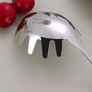 Modern Small Stainless Steel <b>Spaghetti</b> Spoon Pasta Fork Noodle Spoon with Teeth Brass Utensil for Serving and Cooking - Product Image 3
