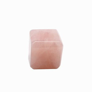 Fermacarte cubico al quarzo <span class=keywords><strong>rosa</strong></span> naturale personalizzato per la guarigione del <span class=keywords><strong>cristallo</strong></span> <span class=keywords><strong>rosa</strong></span> - Product Image 1