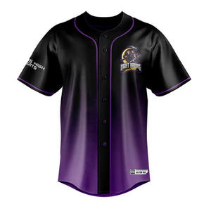 เสื้อยืดเบสบอลซอฟต์บอลแขนสั้นฤดูร้อนแบบระบายความร้อน แห้งเร็ว คอวี สีไล่ระดับ สไตล์ฮาราจูกุ สตรีทแดนซ์ - Product Image 2