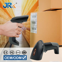 Escáner de Código de Barras JR-710C en Stock, Lector de Códigos QR USB con Cable de 32 bits, 1D, para Supermercados y Puntos de Venta