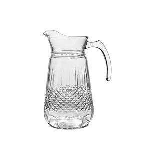 Thủy tinh nhà máy trong kho Jug với nhựa rõ ràng trong suốt 1L 1.5L 1.8L <span class=keywords><strong>2L</strong></span> đa kích thước Glass <span class=keywords><strong>Pitcher</strong></span> với nắp - Product Image 2