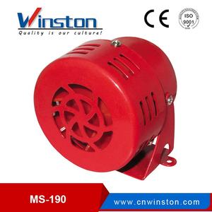 DC12V ไซเรนเตือนภัยมอเตอร์ไฟฟ้าทำจากโลหะ AC220V AC110V DC24V พร้อมกล่อง MS-190 ABS - Product Image 5