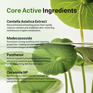 Fabricant de Crème Apaisante et Réparatrice de Barrière Hydratante à la Centella Asiatica <span class=keywords><strong>Cica</strong></span>, Marque Privée OEM, pour Peaux Sensibles - Product Image 5